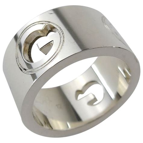 bague en argent gucci|Bagues en Argent .